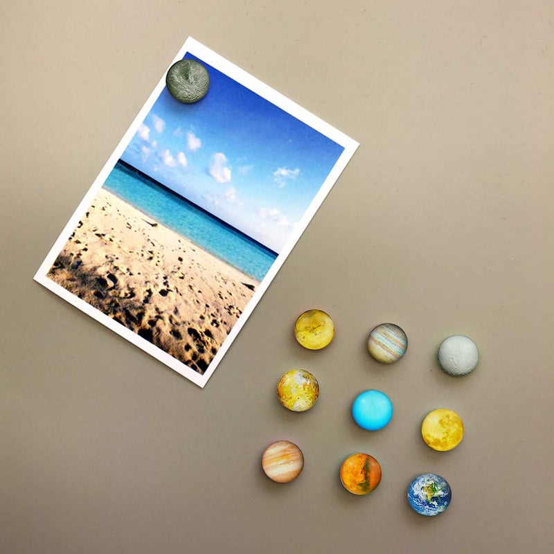 SINKSONS Planetary Refrigerator Magnets - 12 Pack Fridge Magnets, 1.35 Inches Diameter, Best Housewarming Home Decorations Gift. - Image 5
